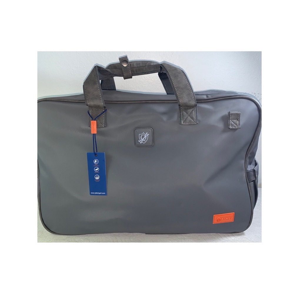 Stitch Golf Ultimate Garment Bag Gray Duffle Travel Suit Bag New With Tags